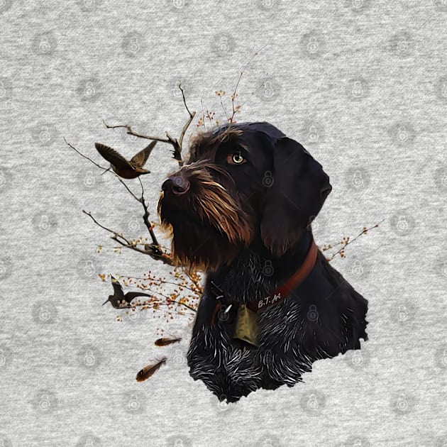 German Wirehaired Pointer by German Wirehaired Pointer 